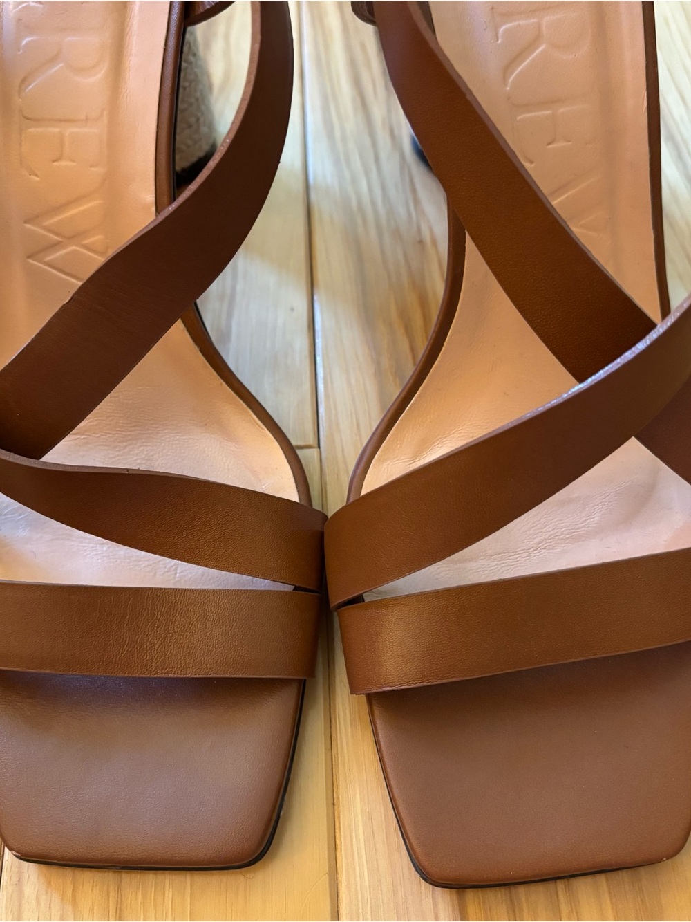 J. Crew Rounded Rope Heels Leather Strap Sandals - Picture 4 of 13
